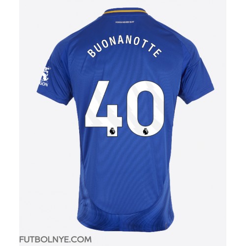 Camiseta Leicester City Facundo Buonanotte #40 Primera Equipación 2024-25 manga corta